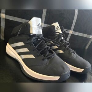 adidas Isolation 2 Basketball Shoes High Tops Black